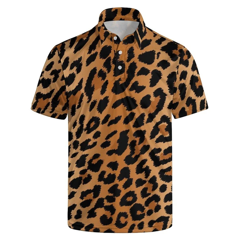 Polo Assn Leopard Print Womens Patterned Polo Shirts Pruple