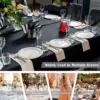 4FT/6FT/8FT Spandex Table Cover Table Universal Fitted Stretch Tablecloth for Party, Banquet, Wedding and Events 6