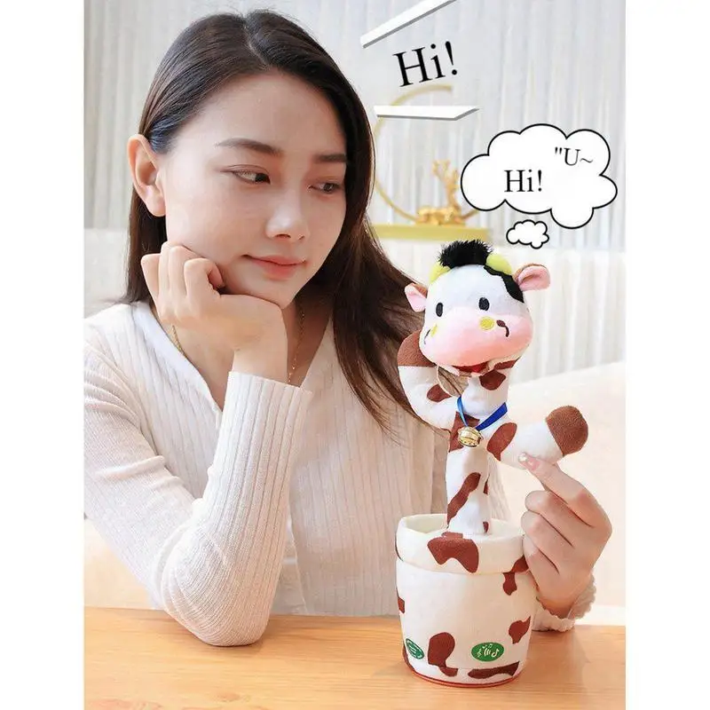 Kids Dancing Talking Animals doll Interactive Talking Sunny Animal Electronic Plush Toy Home Decoration for Children Xmas Gifts