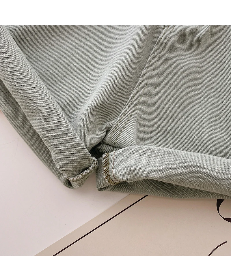 keiki kona shorts Ashgaily 2022 New High Waist female Fashion Casual Summer Cool Women Denim Shorts Wide Leg Hollow Out Plus Size Jean Shorts leather shorts