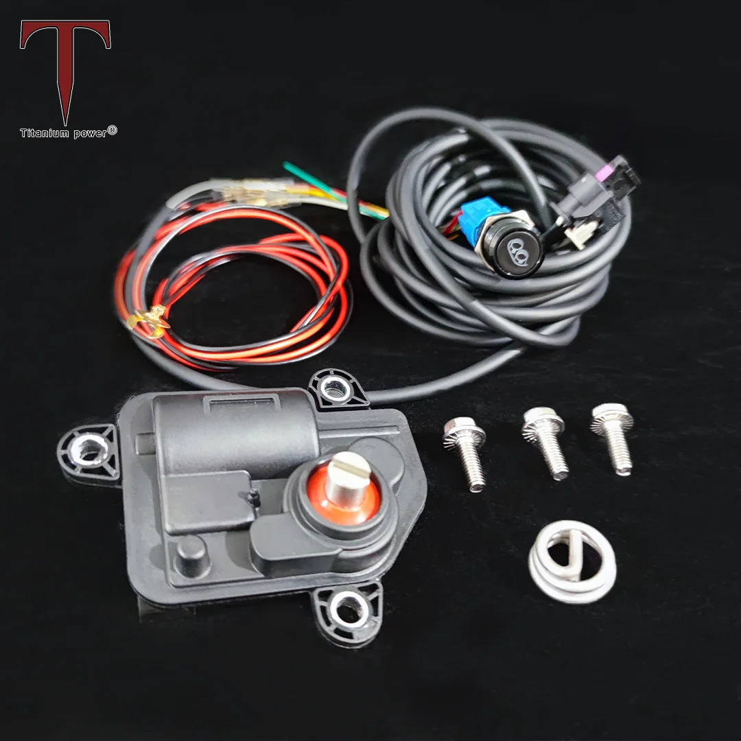 Tanium Fahrzeug-Fernbedienungs-Auspuffklappen-Kit 63~89mm für BMW -1 BMW Titan/Edelstahl-Ventil + 1 Motor + 1 Universaladapter – Detail 4