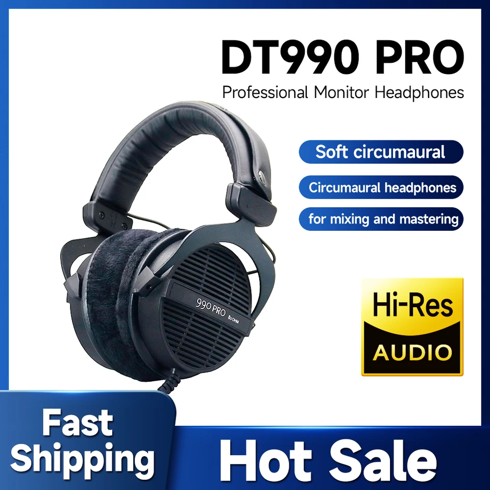 beyerdynamic DT990 PRO ブラック限定版 オープン型ハイファイ