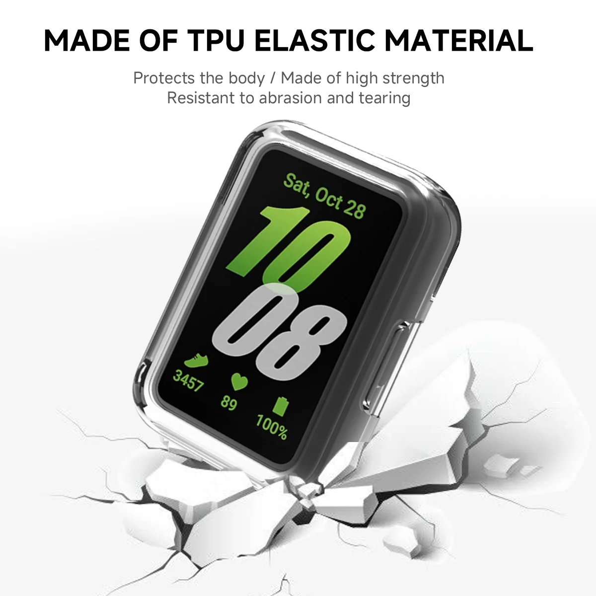 Full-Coverage TPU Protector Case - Clear Transparent Shell