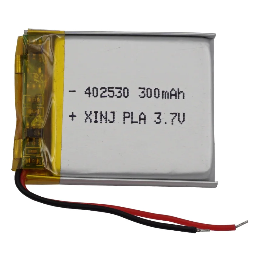 Wholesale  10pcs 3.7V 300mAh 1.11Wh Polymer Li Lithium Battery 402530 For Music Player GPS Car Camera Bluetooth Speaker DashCam — view 4