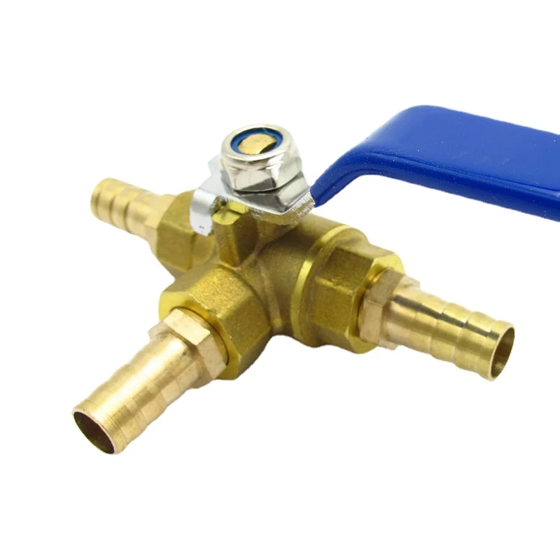 Conector da Válvula de Esfera de Bronze para Água Óleo Gás Mangueira Barb Tee Maneiras Full Port T-port L-port mm mm mm 10 mm 12 mm 13 Milímetros 14 Milímetros 16 Milímetros 19 Milímetros 20 Milímetros 25 Milímetros 32 Milímetros