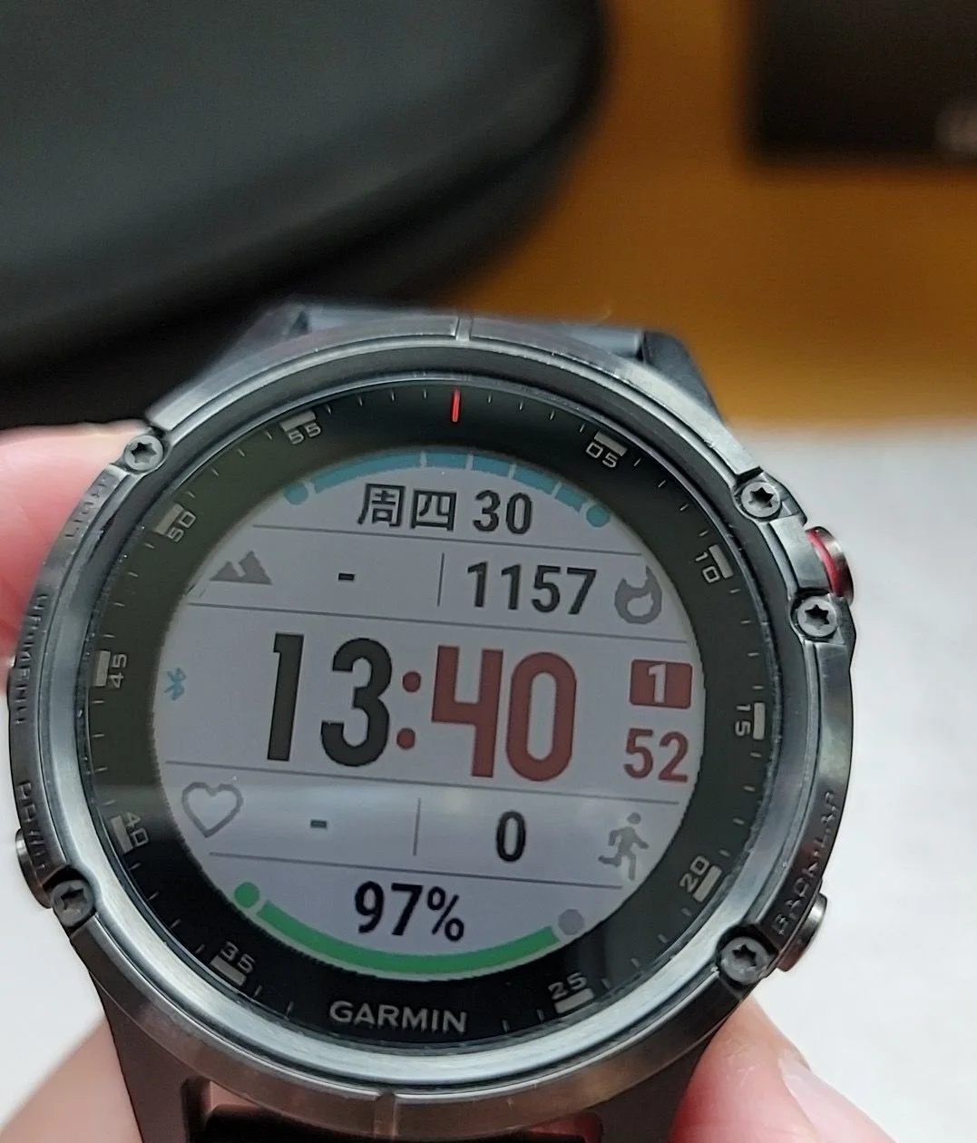 Garmin Fenix5 Plus Sapphire Computer Watch Usado 98 Novo GPS Pre Owned