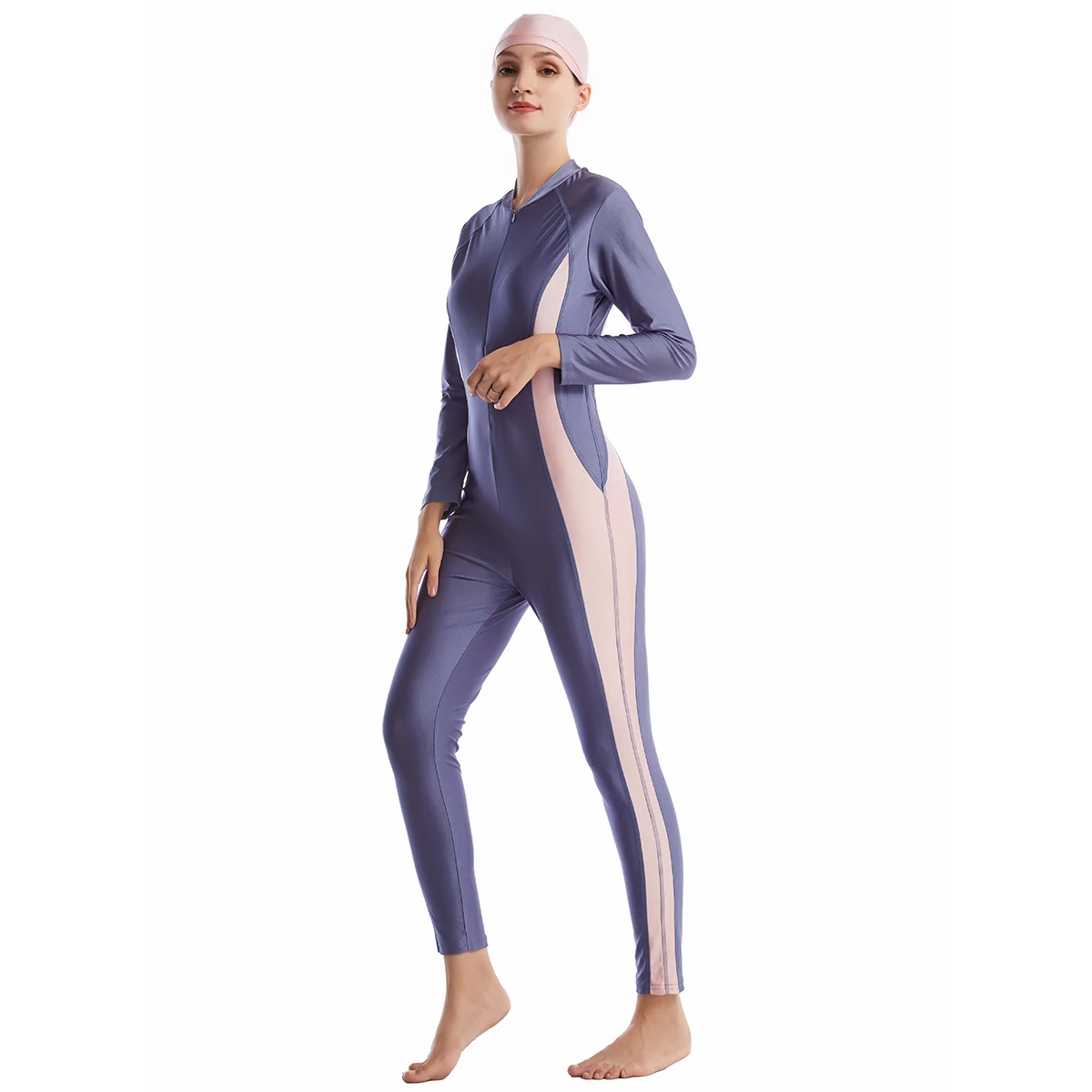 Bodysuits for Women Bathing Pool Swimwear Rashguard UPF50+ Muslim Diving Sea Sports Bathers Girls Ladies Islamic Burquinis S-3XL