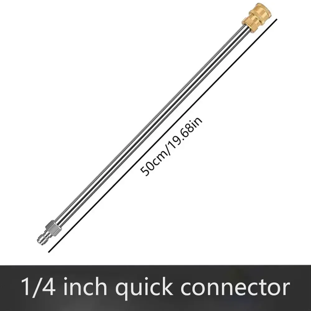 High Pressure Car Washing Machine Accessories Water Gun Extension Rod 1/4 Inch Quick Connector Quick Rinse Machine Cleaning 3