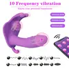 Female Sex Toys Wearable Butterfly Simulation Dildo Wireless Remote Control Panty Vibrator 18 1