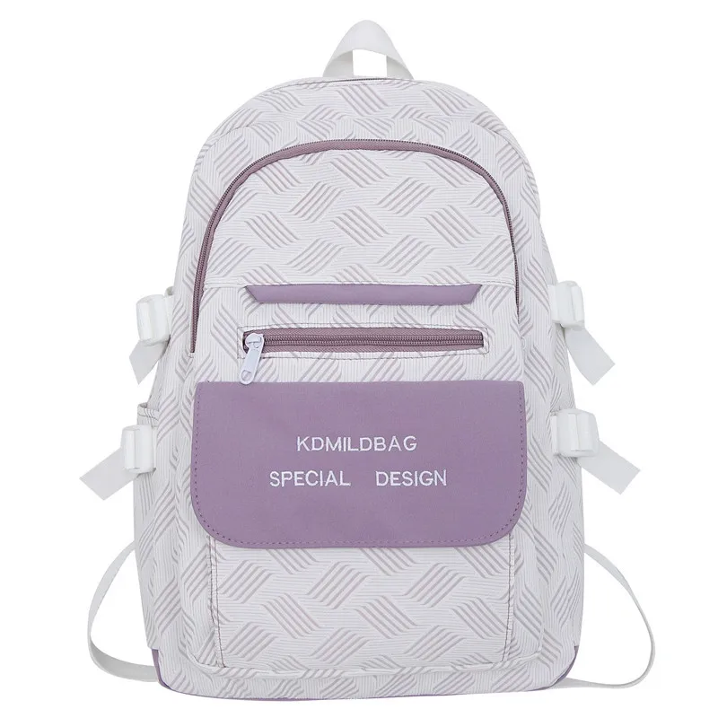 Backpack Fresh and Sweet Middle School Schoolbag High Capacity Korean Junior High School Student Bag Girl Backpack 2023 New