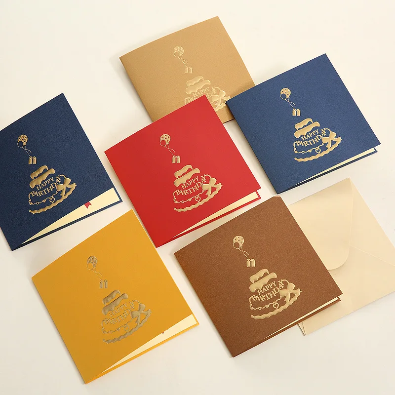 3D 생일 카드 3D 인사 카드 인스풍 컬러 3D 생일 직원 인사 카드 제조업체