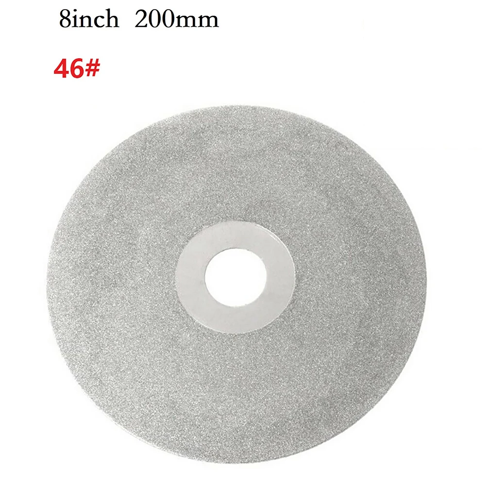 

1pcs 200mm Polishing Grinding Disc 46-2000Grit Diamond Coated Flat Lap Wheel Lapidary Jewelry Polishing Grinding Disc