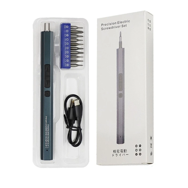 

Screwdriver, 12 in 1 PrecisionMagnetic Screwdrivers Set with 10Bits USB Rechargeable Non-Slip Handle