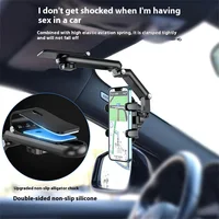 Support de téléphone portable de Navigation pour pare-soleil de voiture, vue directe, support de Navigation universel pour voiture librement réglable, fournitures de support pour voiture 5