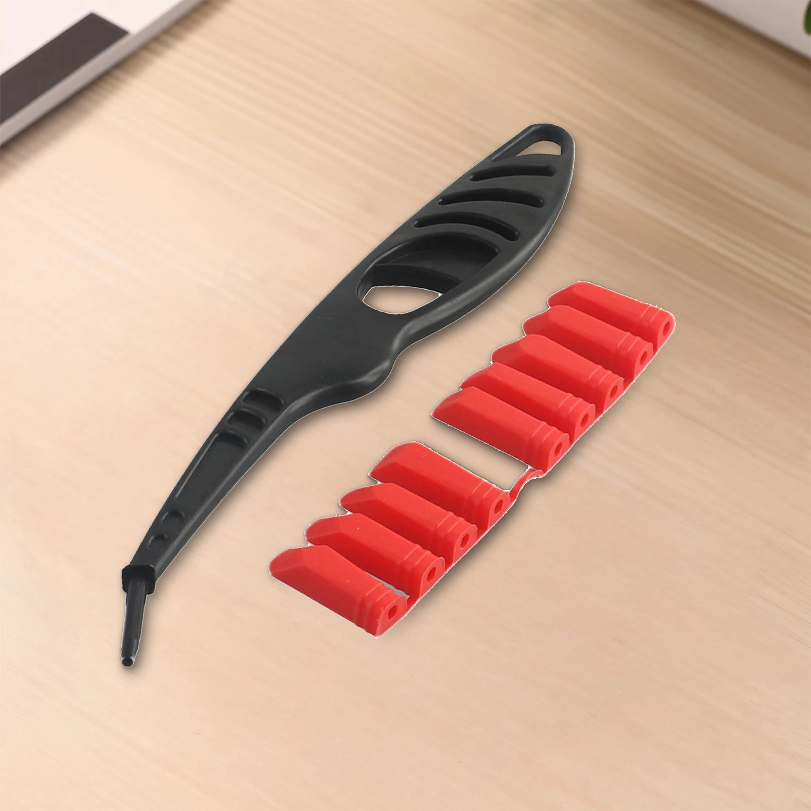 Description Picture 5 of itemSilicone Scraper Caulk Tools Glass Glue Angle Scraper Sealant Spreader Tile Joint Repair Tool Applicator Set Scraper Grout Kit