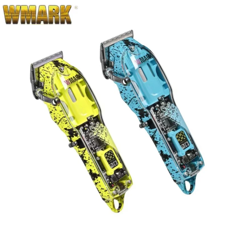 

WMARK NG-408/желтый/синий/прозрачный Стильный Профессиональный зарядный инструмент и беспроводной парикмахерский инструмент