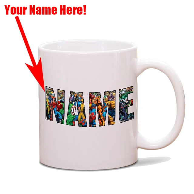 Mug Marvel Logo large 300 ml Marvel Cup 300 ml - AliExpress