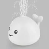 Baby Shower Simulation Plastic Whale Shape Fully Automatic Sensing Led Light Bulb Creative Water Spray Children's Birthday Gift 2