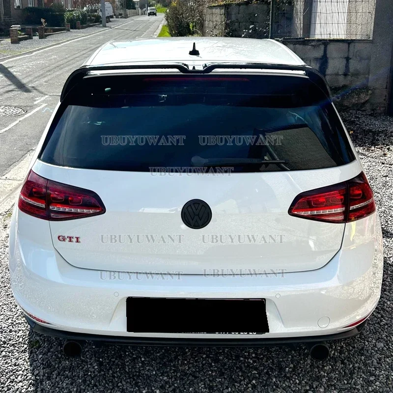 Спойлер на крышу Oettinger для Volkswagen Golf MK7 7,5 GTI R Line GTD ABS, задний спойлер Aleron Golf 7 2013 - 2020