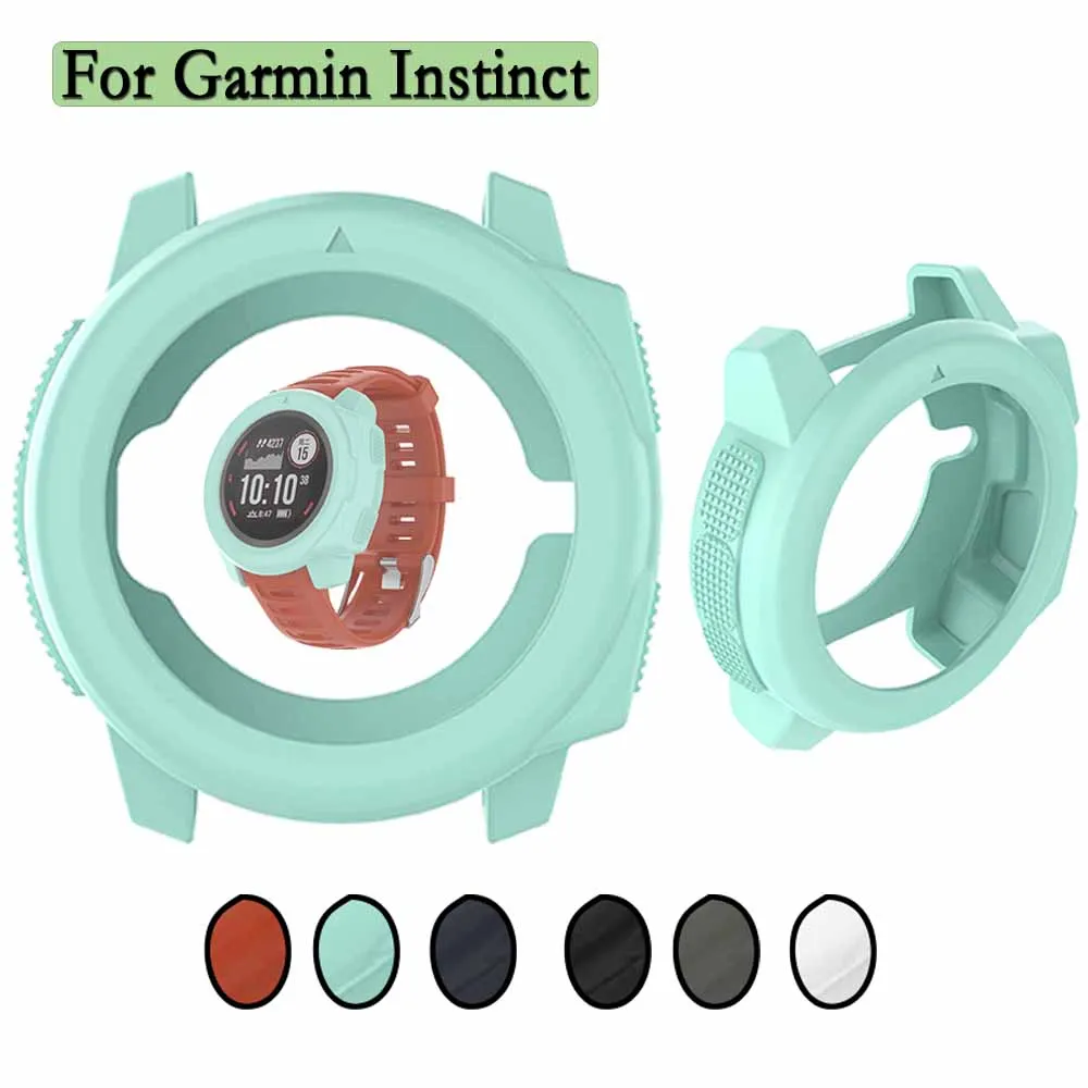 Watch Case For Garmin Instinct Soft and Flexible TPU Hollow Cover Watch Protection Shell Smart Accessories