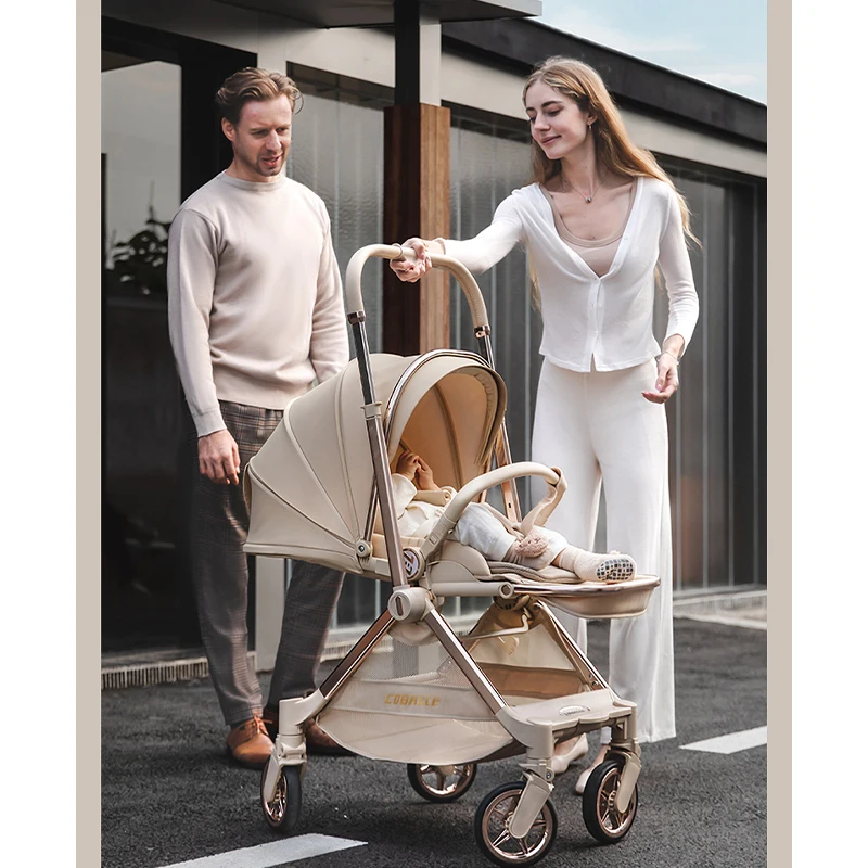 Premium Ergonomic Stroller with Smart Reversible Seat &ndash; Luxury Design and Comfort