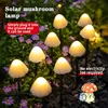 LED Solar Light String Outdoor Waterproof Mushroom Lawn Light Garden Courtyard Terrace Trail Landscape Decoration Lighting 3