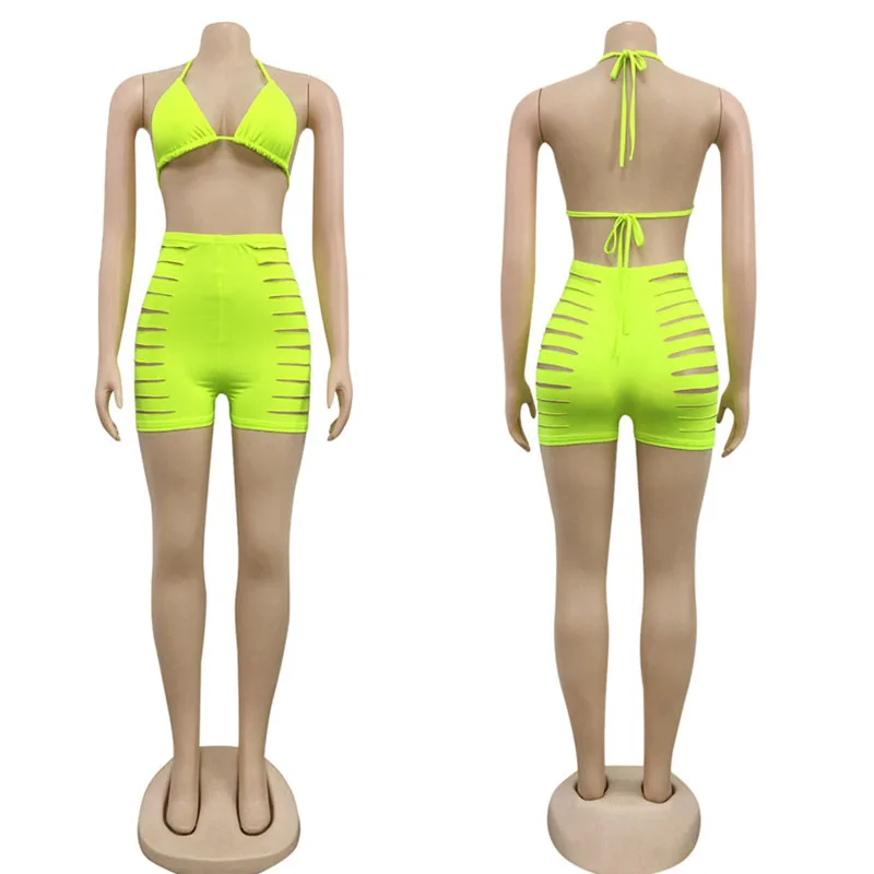 Beach Sexy Two Piece Set for Women Summer Clothes for Women Shorts and