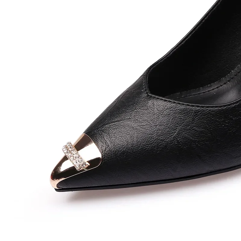 Women's High Heel Metal Toe Cap Protector and Concealer