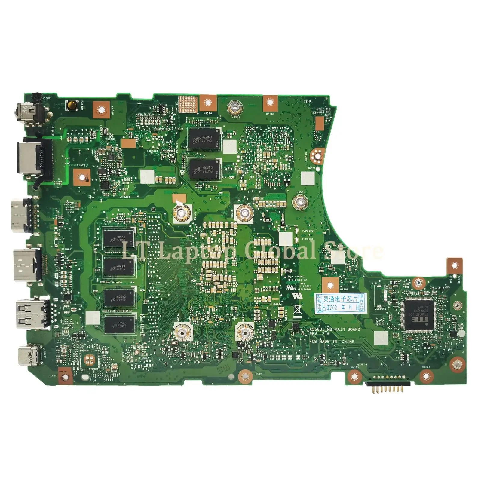 Placa-mãe do Portátil lt para Asus X556uv A556u X556uj X556uq X556urk X556uqk X556uf i3 i5 i7 Gt930m Gt940mx 940mx - Imagem 6
