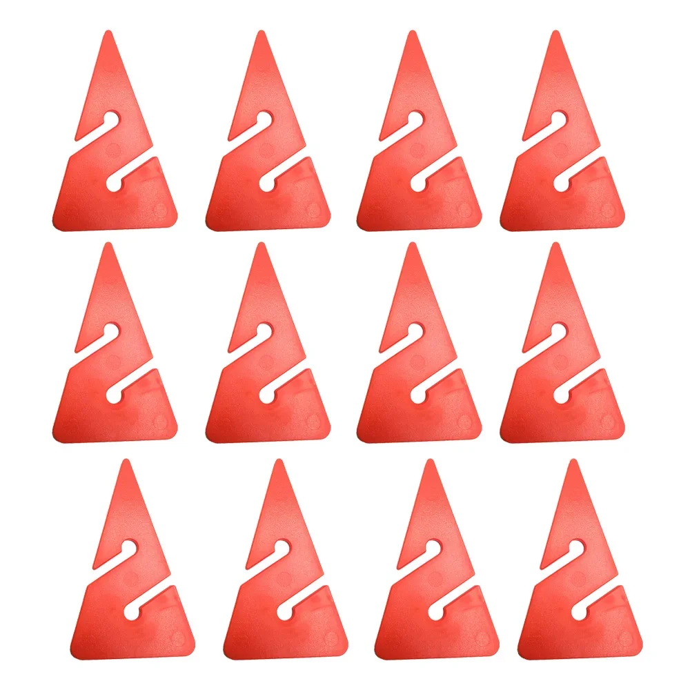 6PC 스쿠버 다이빙 동굴 난파선 다이빙 라인 화살표 마커 기술 동굴 다이빙 다이버를위한 ABS 삼각형 모양 가이드 로프 표시기