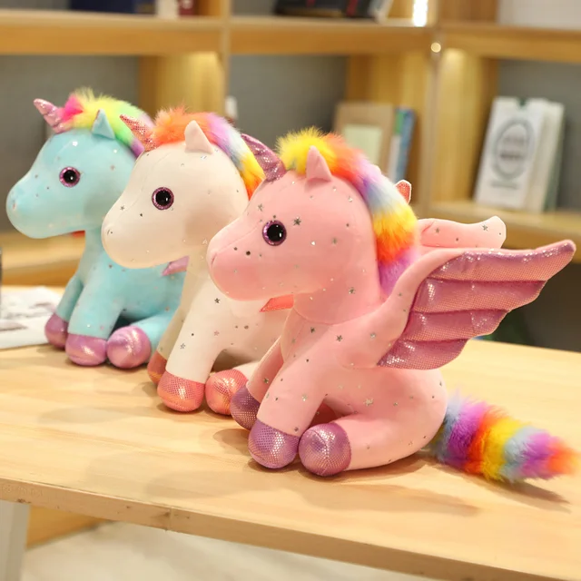 22CM Super Lovely Unicorn Plush Toys Cartoon Stuffed Animal Dolls Kids Birthday Home Decor Gifts 1