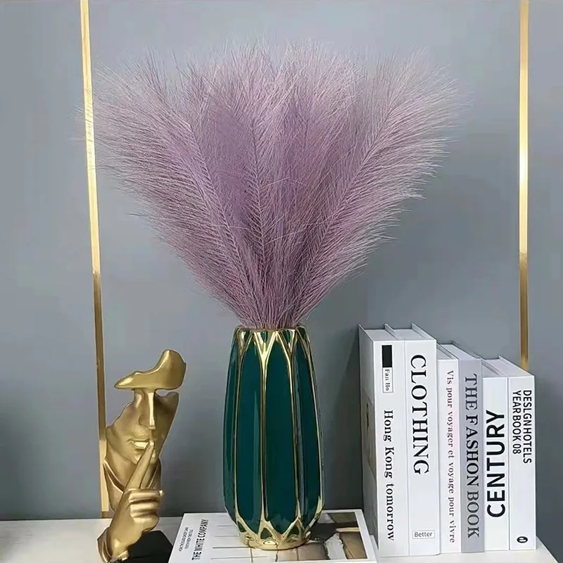 Enhanced Artificial Pampas Grass Bouquet for Elegant Home and Event Decor