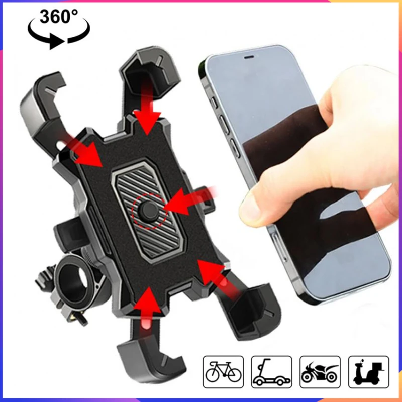 New Bicycle Phone Holder MTB Road Mountain Bike Stand Motorcycle Mobile Cellphone Support Bracket Mount Gps for Bike Accessories