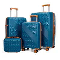 Nouveau Ensemble de bagages 4 pièces grande valise Spinner, bagage de voyage à main pour les étudiants 6