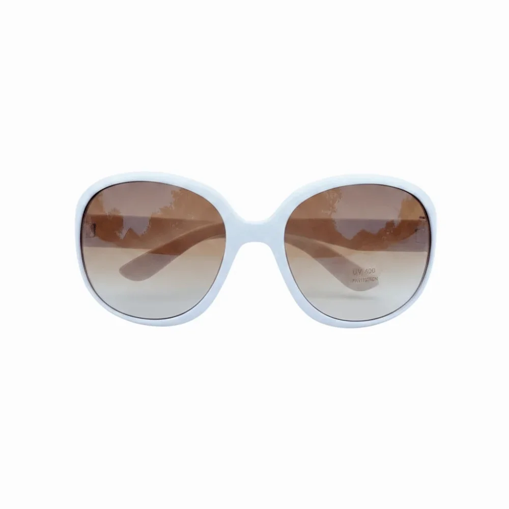 Chic Oversized Square UV400 Sunglasses with Elliptical Frame
