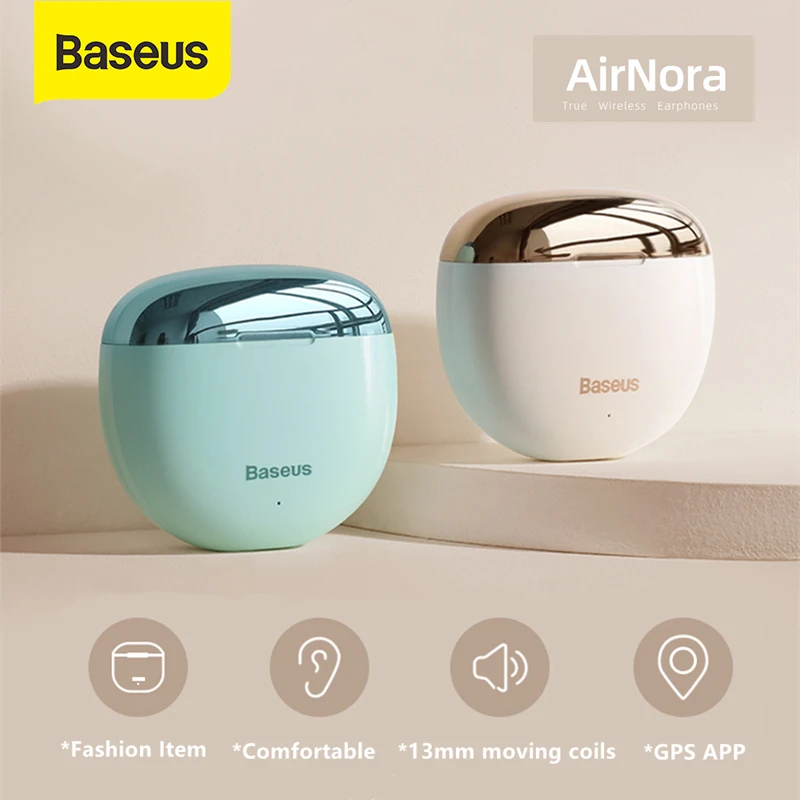 

TWS-стереонаушники Baseus с поддержкой Bluetooth 5,0 и защитой от потери
