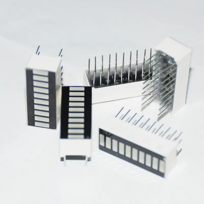 5pcs 10 Segment LED Bar Graph Array Number LED Signs Cube RED Light Bargraph Graphic-Bar Display Red 10 Bar Displays Board led digital tube display