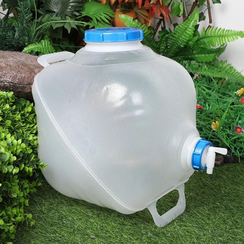 Drinking Water Canister 20/10/5L Portable Folding Water Bag Outdoor Camping Bucket Storage Jug For Fishing Hiking Travel