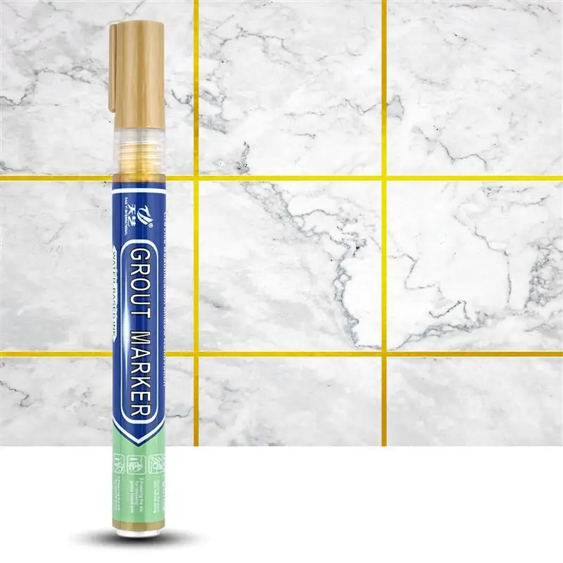 Waterproof White Tile Grout Marker and Repair Pen