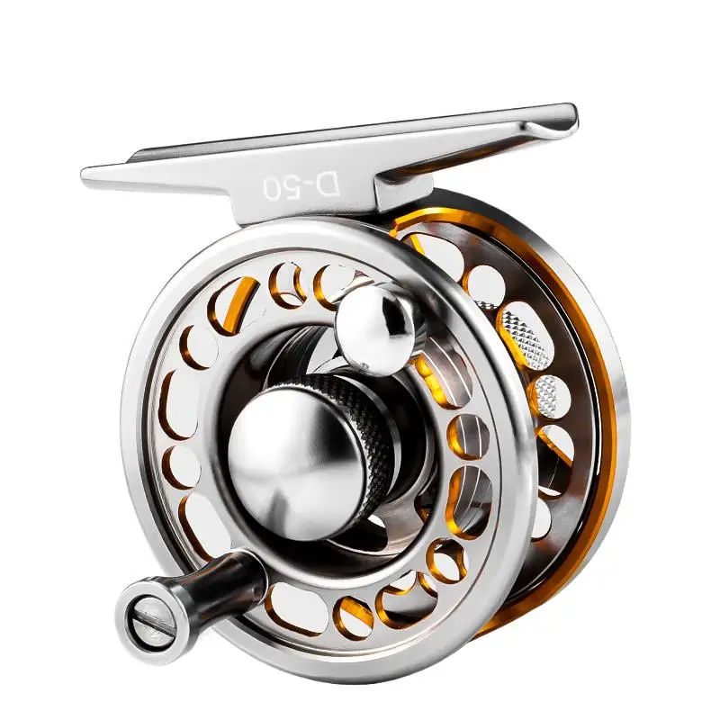 

Left and Right Hand Ice Fishing Reel, Full Aluminum, Fly Fishing Wheel, Gear Ratio 1:1 Pesca, 50mm, 60mm