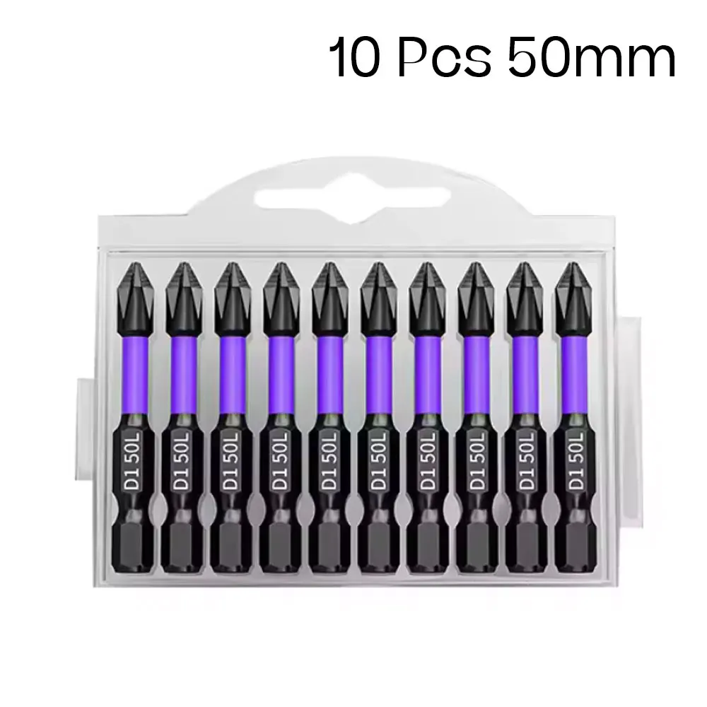 10/20PCS Magnetische Charge Kopf PH2 Kreuz Schraubendreher-set Auswirkungen Bohrer Schraube Legierung Stahl Nicht-slip kreuz Schraubendreher – Detail 2