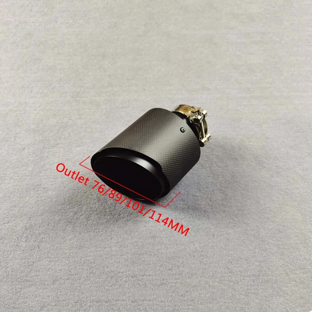 Un Pezzo Remus Tubo Di Scarico Per Bmw Audi Toyota Honda Benz Nissan Matte + Nero Lucido Per Remus Marmitta Punta Ugelli Posteriori Code