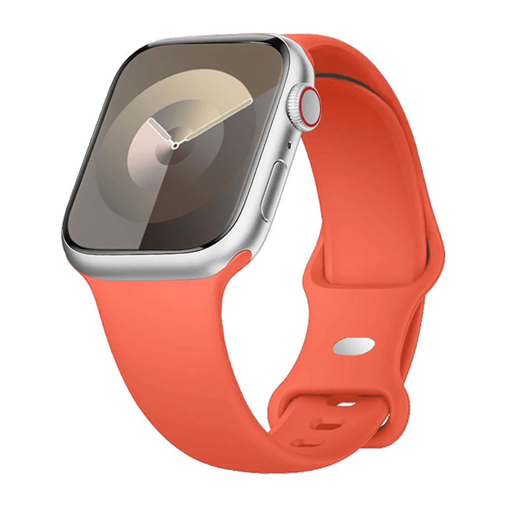 Premium Silicone Watch Strap - Compatible with Apple Watch Series