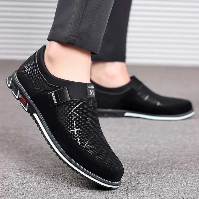 Business Men Leather Shoes for Men 2025 New Comfort Trend Flat