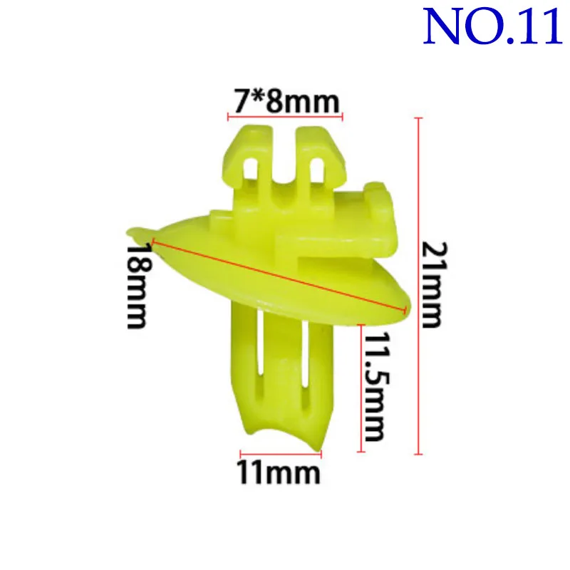Plastic Rivets Car Fender Door Trim Panel Retainer Clips With Shim For Toyota Prado Corolla Camry Tundra Tacoma Highlander