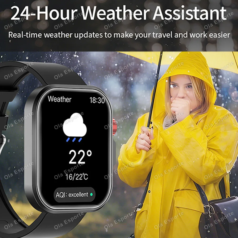 2026 Upgraded Smartwatch LED Flashlight, 2.01-inch Large Screen, Wireless Calling, Multiple Sports Modes, Smart Watch Men Women 6