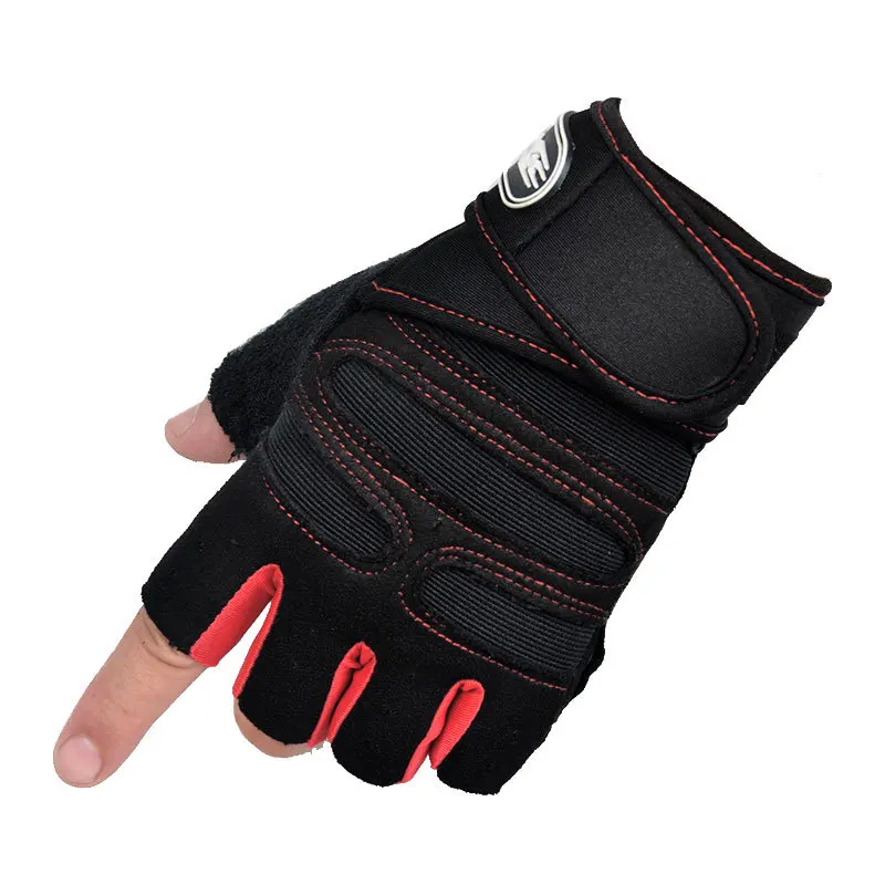 

Half Finger Cycling Gloves Gym Training Fitness Weightlifting Sport Fingerless Women Men Sport Glove Bicycle Motorcyclist Gloves