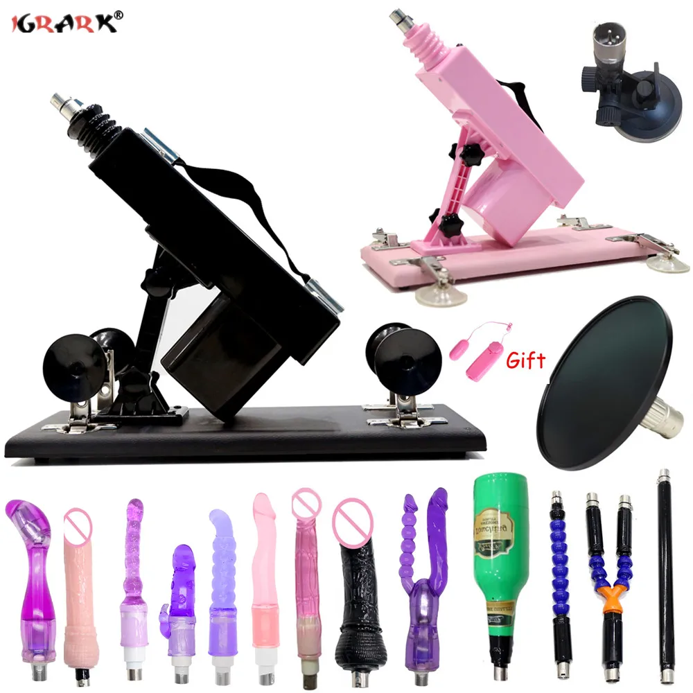 Automatic Sex Love Machine Gun Female Male Masturbator Stronger Vibrator Sex Toys for Adults Men Women Couples Penis Vagina Shop