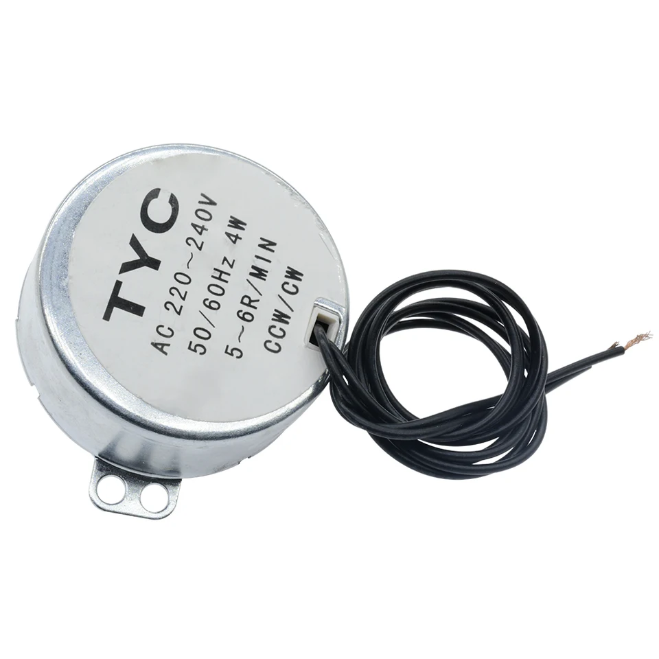 AC 220V-240V Synchronous Motor CW/CCW 4W 50/60Hz 0.8-1RPM/2.5-3RPM Micro Permanent Magnet | PH