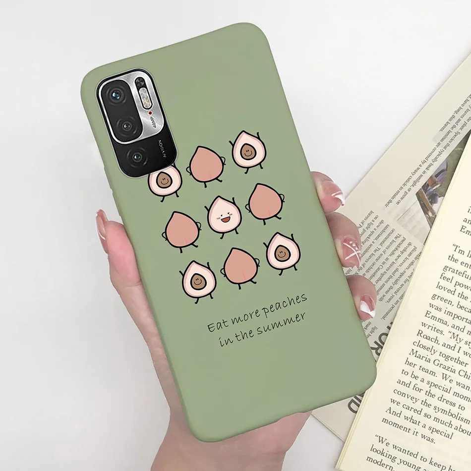 Charming Heart Soft Silicone Phone Case for Girls - Compatible with Xiaomi Redmi Note 10/10T 5G